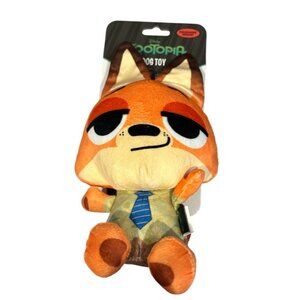 Disney ZOOTOPIA NICK WILDE 9" Plush Squeaker Dog Toy